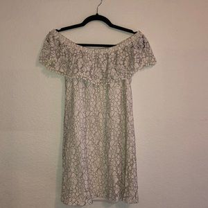 As U Wish: Floral Off the Shoulder Dress